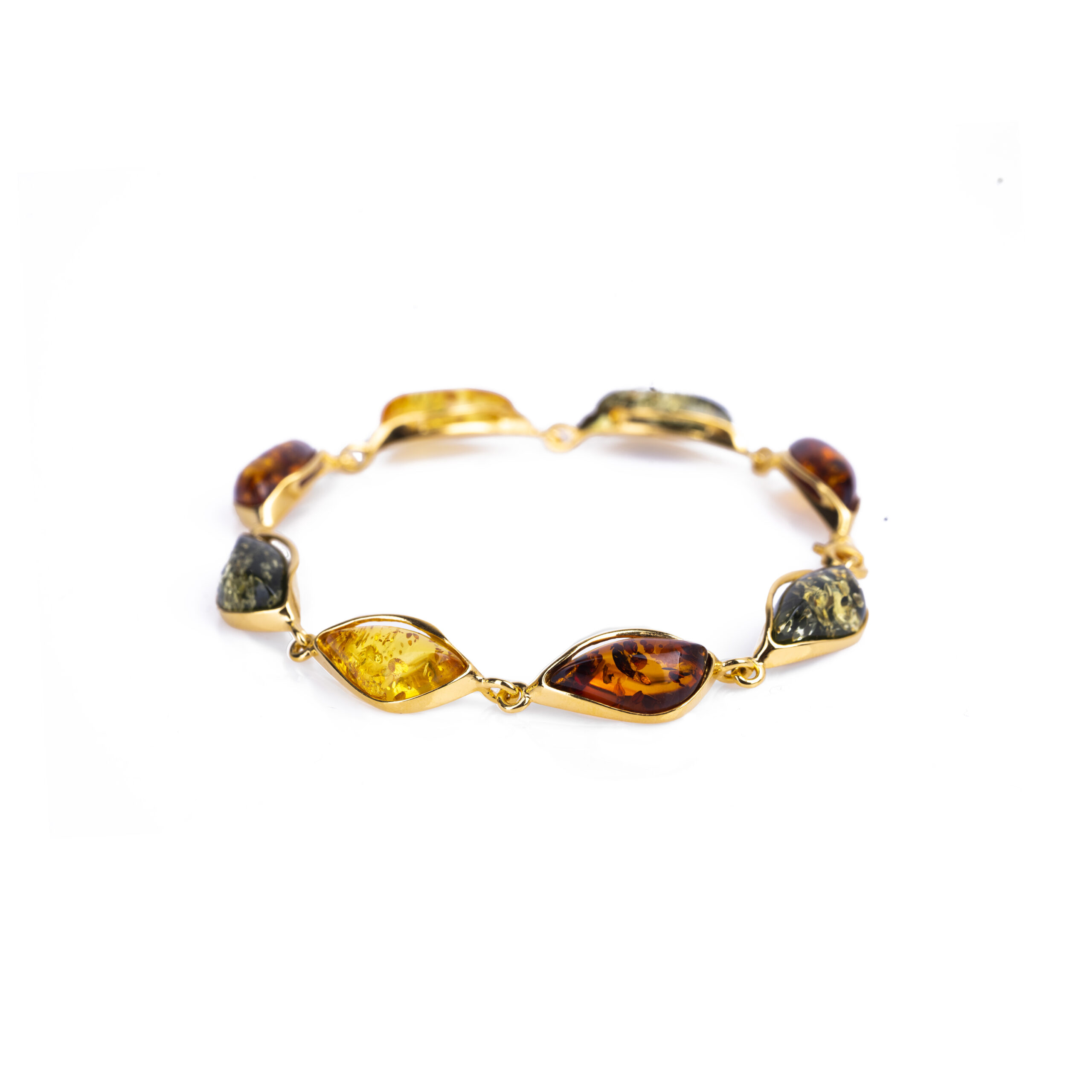 Celine gold bracelet with amber