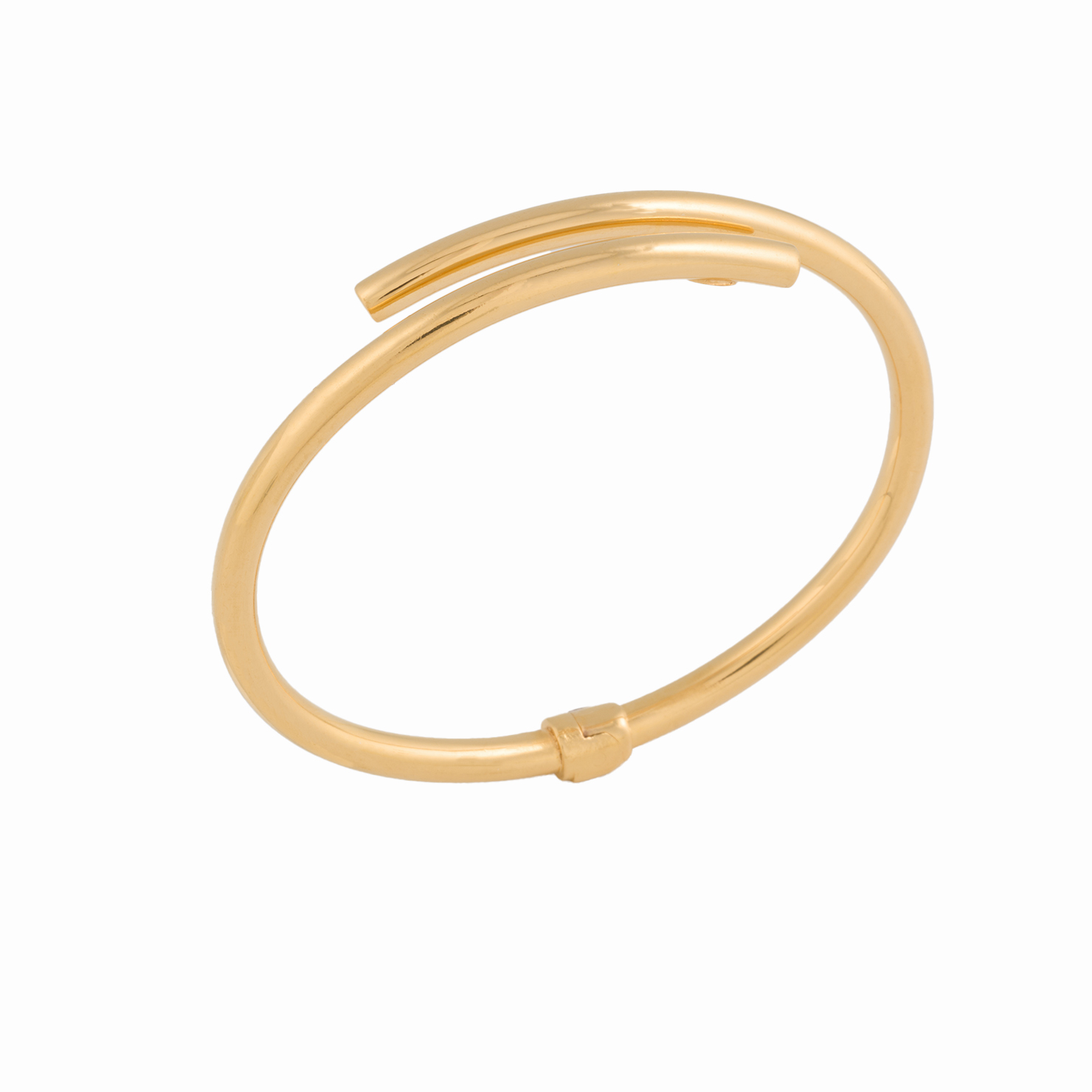 Gold bangle bracelet