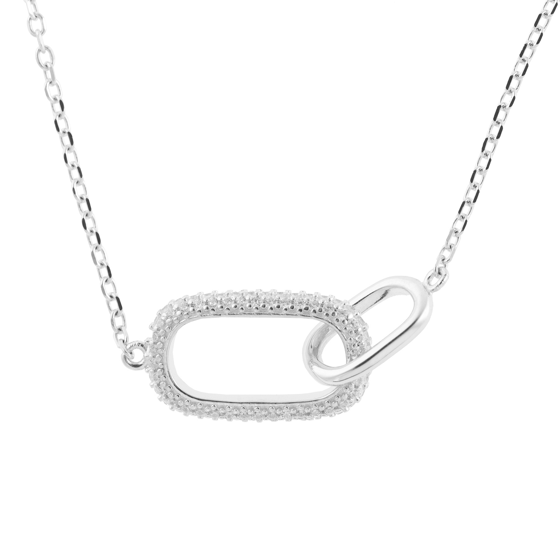 Nova silver necklace