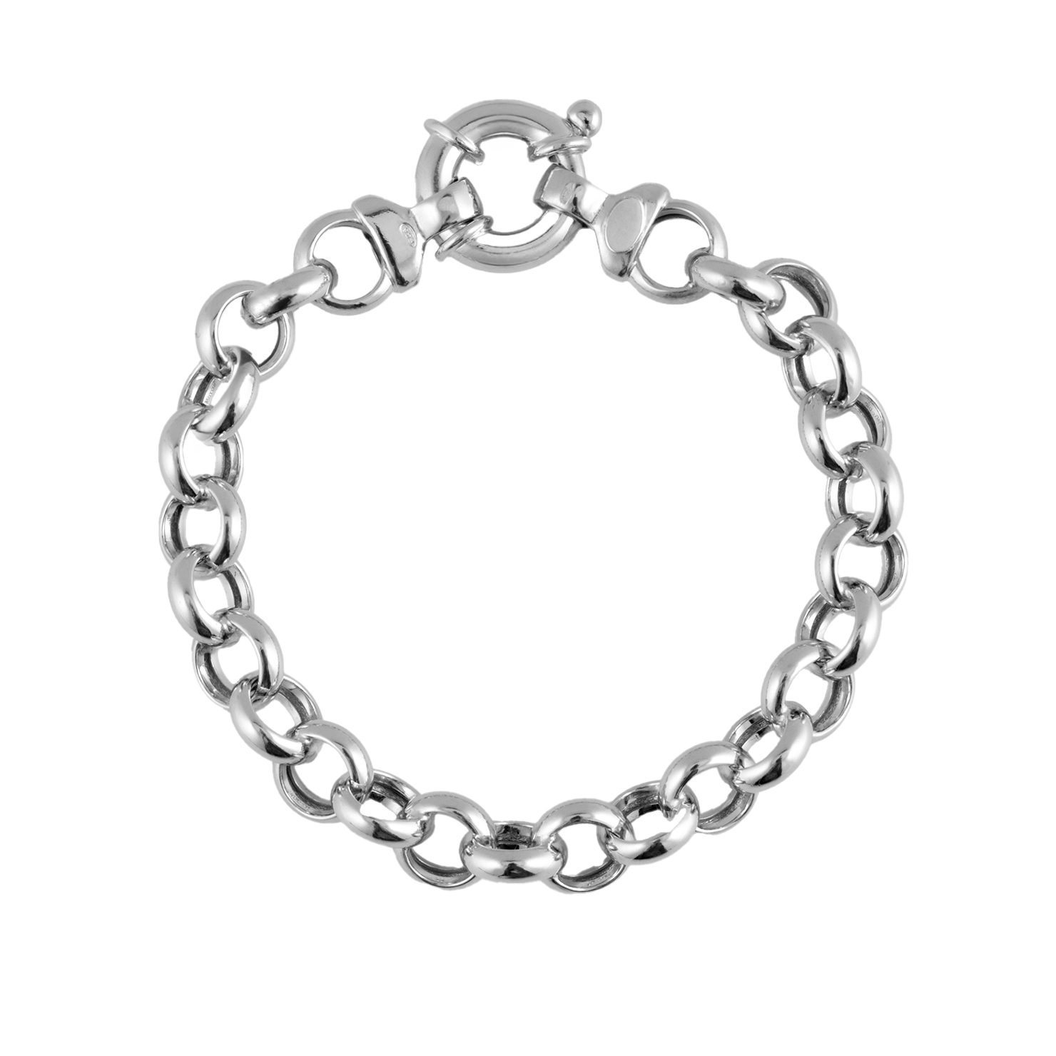 Silver chain bracelet